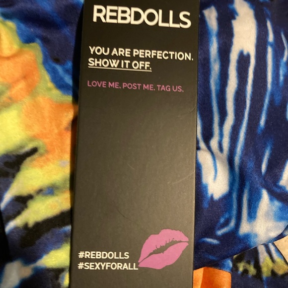 NWT Rebdolls Vibes Tie Dye Mermaid Maxi Dress with Razorback & Back Cutout - Picture 11 of 14